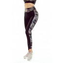 Leginsy RADICAL RABEL LONG damskie brązowe moro XS