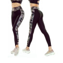 Leginsy RADICAL RABEL LONG damskie brązowe moro XS