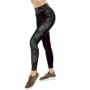 Leginsy RADICAL RABEL LONG damskie czarne moro S