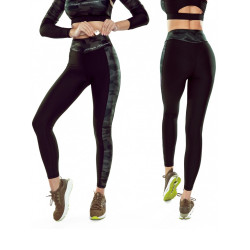 Leginsy RADICAL RABEL LONG damskie czarne moro S