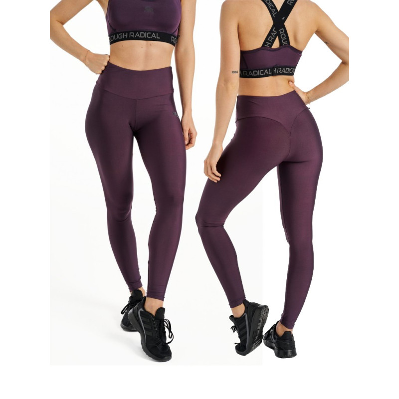 Leginsy damskie RADICAL SHADOW fioletowy XL