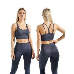 Stanik RADICAL DIAMOND BRA j_ granatowy S