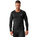Koszulka męska RADICAL VITAL ZIP LS czarny XL
