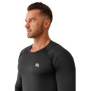 Koszulka męska RADICAL VITAL ZIP LS czarny XL