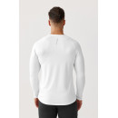 Koszulka męska RADICAL VITAL ZIP LS biały M