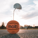 Kom Piłka do koszykówki MOLTI PK001 pom r.5+pompka