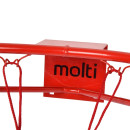 Obręcz do kosza DUŻA czerwona MOLTI