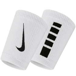 Opaski na nadgarstki  NIKE ELITE biał- czar 101