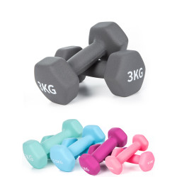 Hantle neoprenowe MOLTI HN001 - zestaw do fitness i siłowni