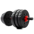Zestaw Hantli Bitumicznych Molti 2x10kg ze Sztangą - 20kg