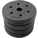 Zestaw Hantli Bitumicznych Molti 2x10kg ze Sztangą - 20kg