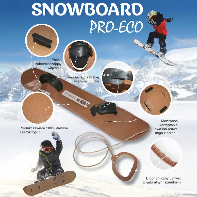 Snowboard MOLTI PRO ECO WOOD