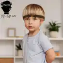 Zimowy komplet dla dziecka czapka i komin beżowy MOLTI | 48-50cm