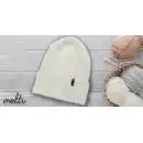 Czapka damska MOLTI szara prążkowana - Ciepła i stylowa | 55-60 cm