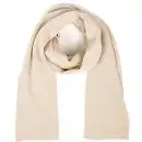 Beżowy szalik damski z wełny merino MOLTI MELINEA | Ciepły i stylowy