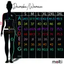 Damskie spodnie termoaktywne MOLTI BL201 bezszwowe czarne 3XL