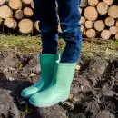 Kalosze dziecięce MOLTI miętowe - wygodne i wodoodporne | Rozmiar 33