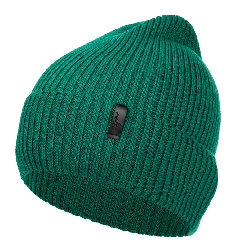Czapka damska MOLTI CZD100 ciemnozielona 55-60