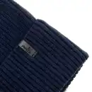 Granatowa czapka męska z wełny merino MOLTI CZM101 | Ciepła i stylowa