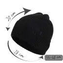Czapka męska MOLTI CZM101 czarna – Wełna Merino 100% | Jakość Premium