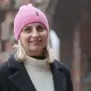 Komplet damski z welny merino MOLTI rozowy - Cieply zestaw na zime