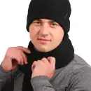 Komplet męski MOLTI CZM101+SZM100 czarny 55-60