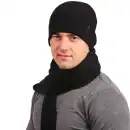 Komplet męski MOLTI CZM101+SZM100 czarny 55-60