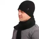 Komplet męski MOLTI CZM101+SZM100 czarny 55-60