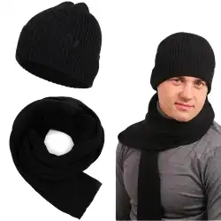 Komplet męski MOLTI CZM101+SZM100 czarny 55-60