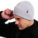 Szara czapka męska MOLTI CZM100 – ciepła i stylowa | Polska jakość