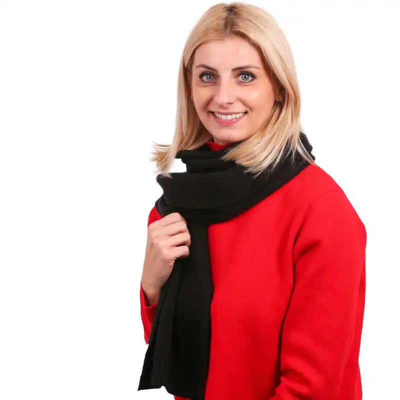 Szalik damski MOLTI SZD100 czarny