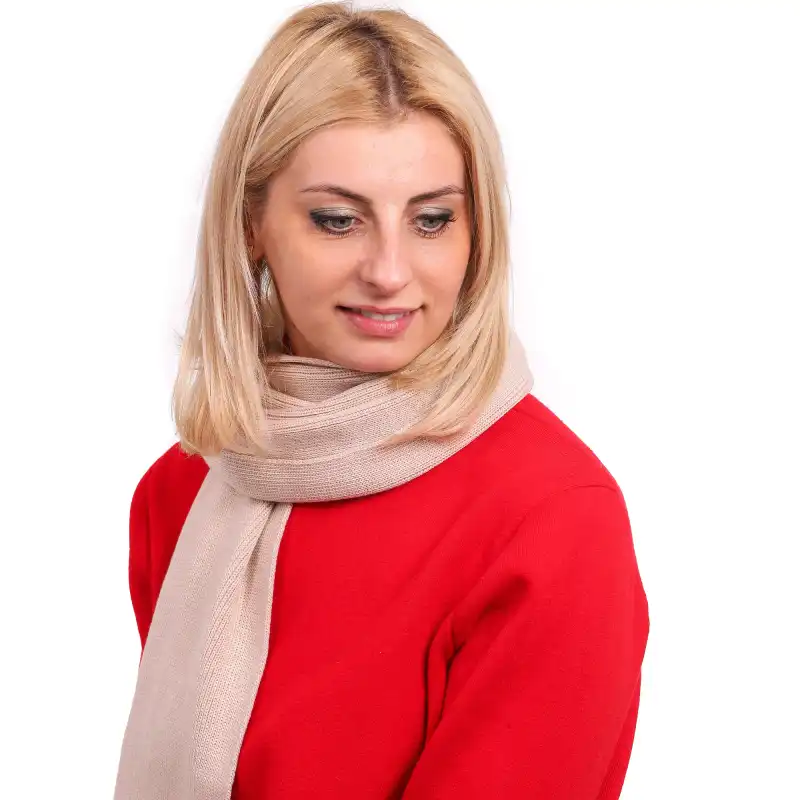 Szalik damski MOLTI SZD100 beżowy