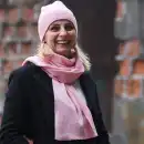 Różowy szalik damski z wełny merino MOLTI MELINEA | Stylowy i ciepły