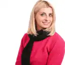 Czarny szalik damski z wełny merino Molti Melinea | Ciepły i miękki