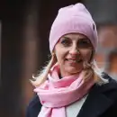 Różowy komplet damski Molti Melinea z wełny merino | Ciepły zestaw