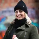 Czarny komplet damski Molti Melinea - czapka i szal z welny merino