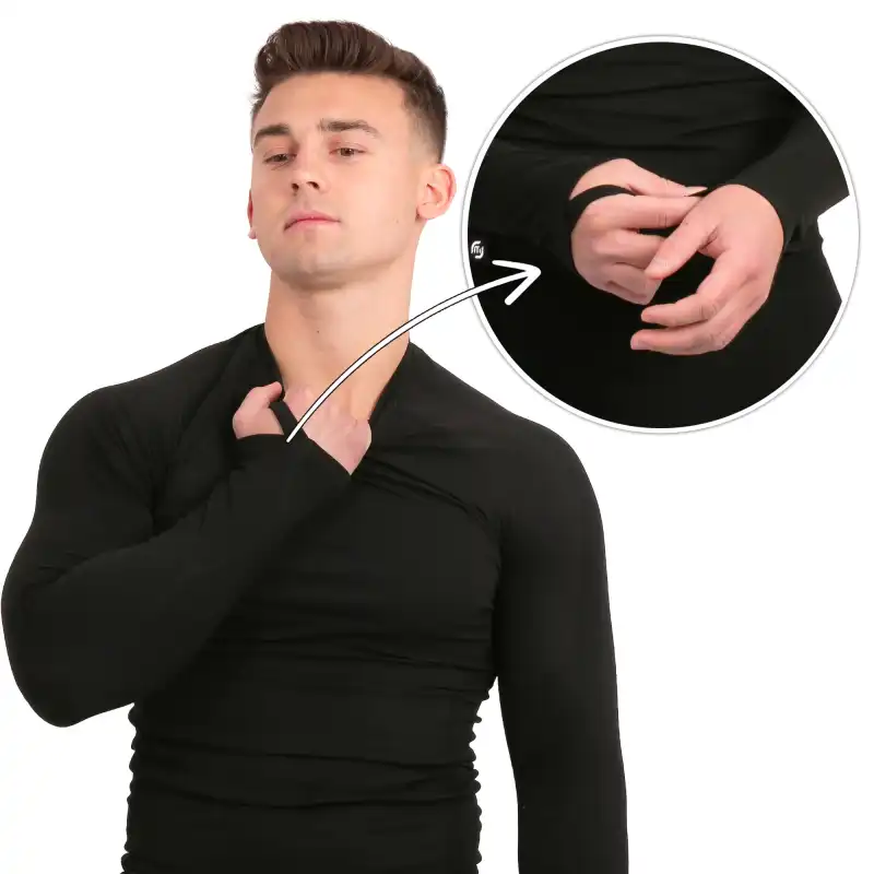 Bielizna termo męska MOLTI BL101+BL201 czarna 3XL