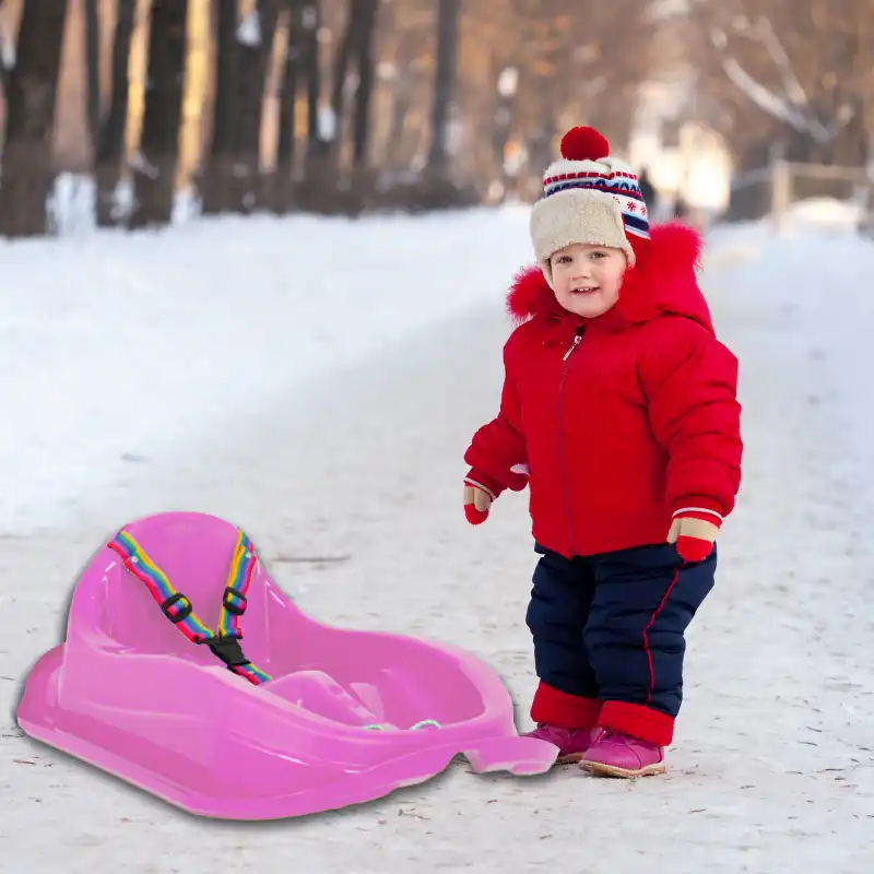 Mini sanki MOLTI różowy