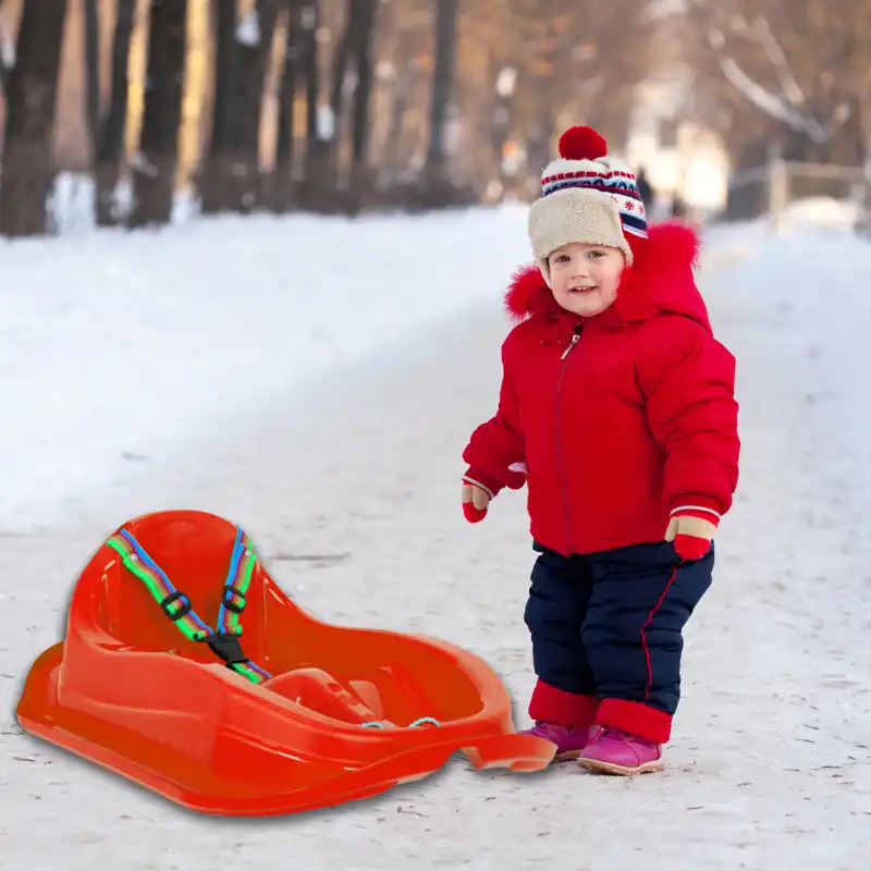 Mini sanki MOLTI czerwony