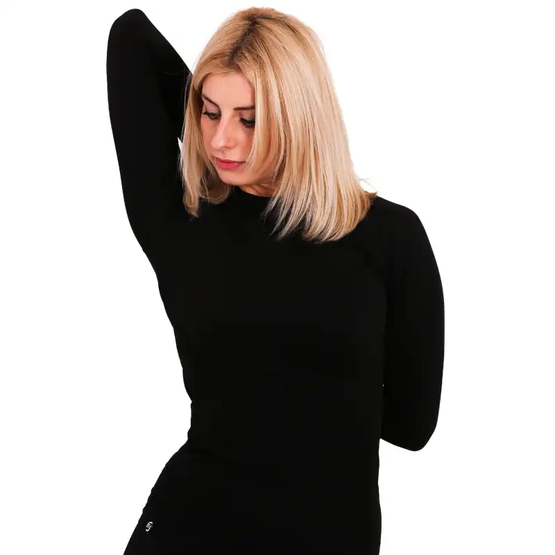 Bluzka termoaktywna damska MOLTI BL101 czarna 3XL