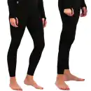 Damskie spodnie termoaktywne MOLTI BL201 czarne - Bezszwowe 2XL