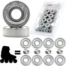 Łożyska MOLTI LCH009 ABEC-9 Chrome 8szt. do Rolek i Hulajnogi