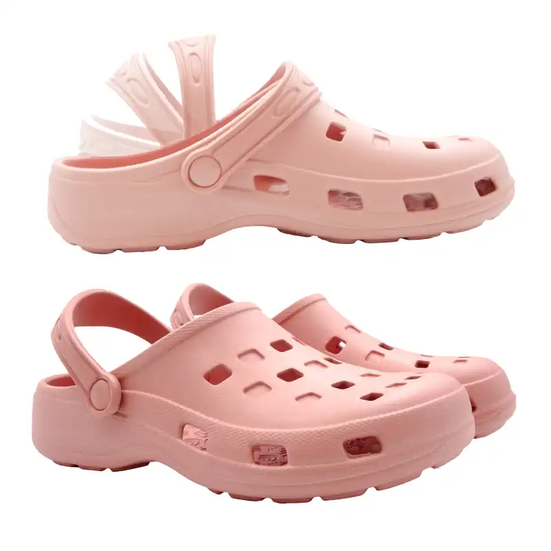 Różowe Klapki Damskie MOLTI LE608 - Wygodne Sandały z Pianki EVA