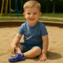 Kroksy dziecięce MOLTI LE088 granatowe - Wygodne klapki z pianki EVA