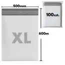 Foliopaki kurierskie XL 500x600mm - 100 szt. | Wytrzymałe opakowania