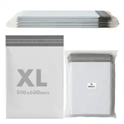 Foliopaki kurierskie XL 500x600mm - 100 szt. | Wytrzymałe opakowania