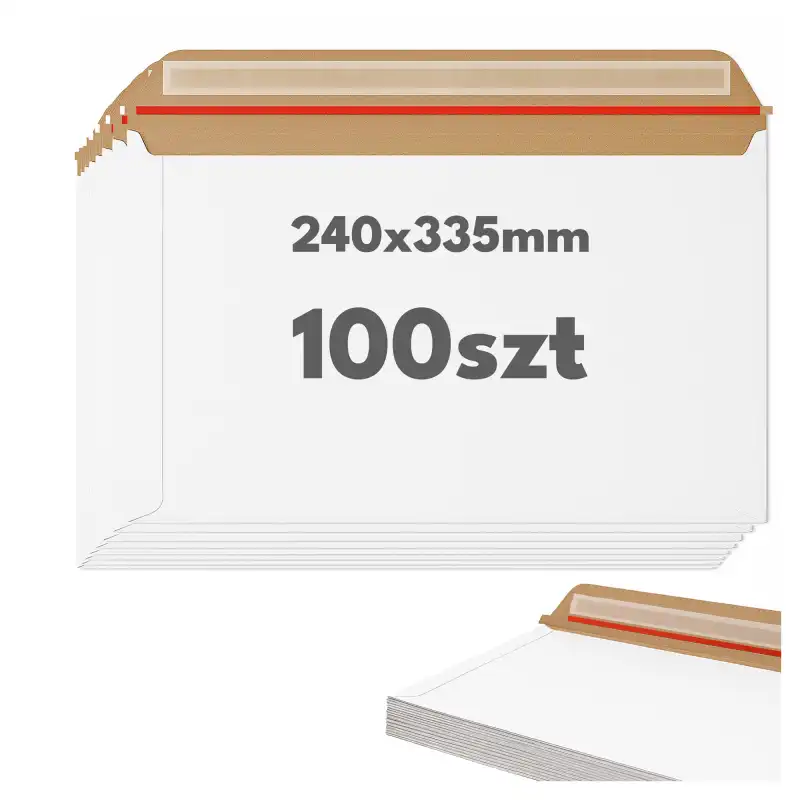 Koperty tekturowe MOLTI 240x335 mm - 100 szt. | Solidna ochrona