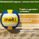 Piłka do siatkówki MOLTI PS001 Żółto-Niebieska r.5 - Treningowa