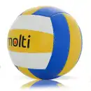 Piłka do siatkówki MOLTI PS001 Żółto-Niebieska r.5 - Treningowa