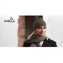 Komplet damski z wełny merino Molti Melinea Mocca - 100% Wełny